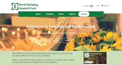 Desktop Screenshot of floralmarketingresearchfund.org