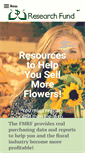Mobile Screenshot of floralmarketingresearchfund.org